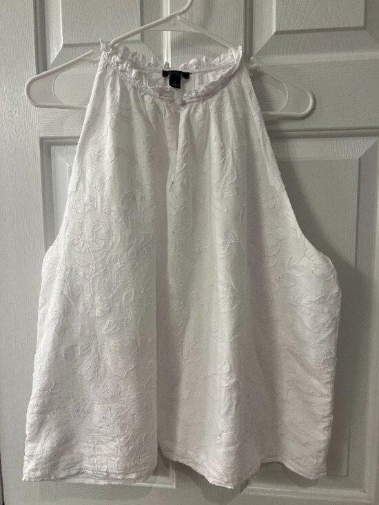 Ann Taylor Tops - Ann Taylor Floral Halter/Swing Blouse